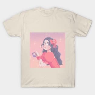 Lolita pink girl cute kawaii T-Shirt